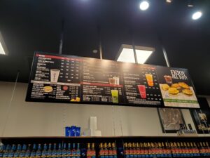 Aroma Joe - menu